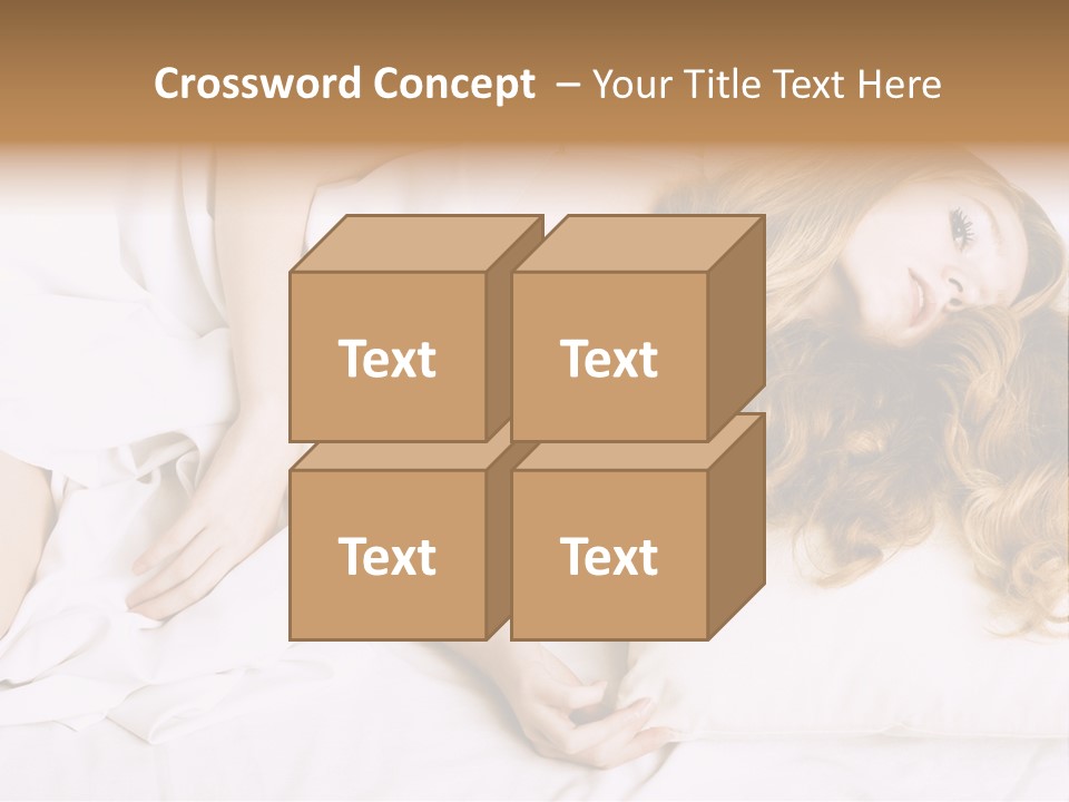 Sheet Blanket Female PowerPoint Template