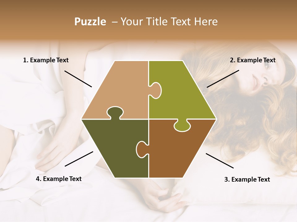 Sheet Blanket Female PowerPoint Template