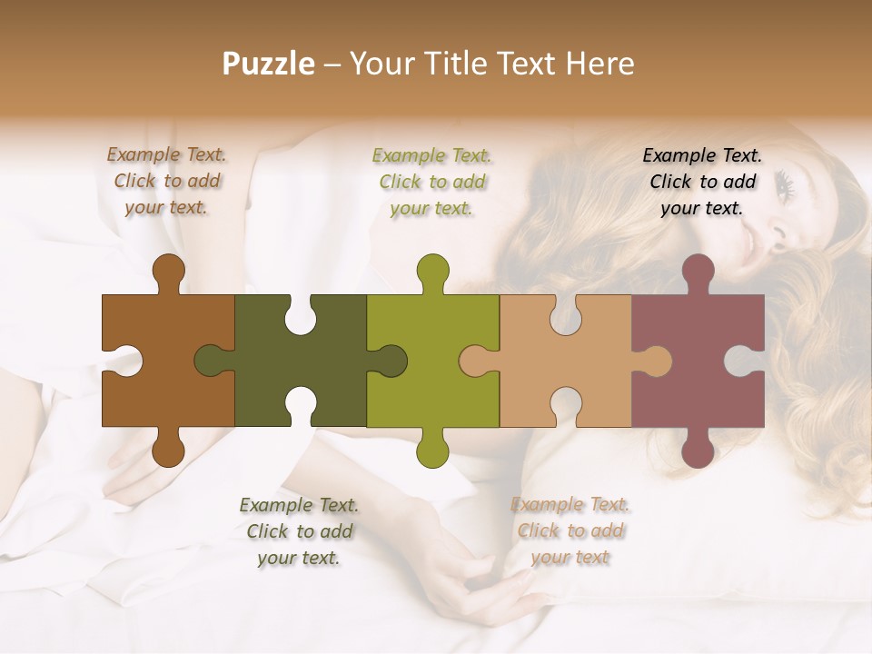 Sheet Blanket Female PowerPoint Template