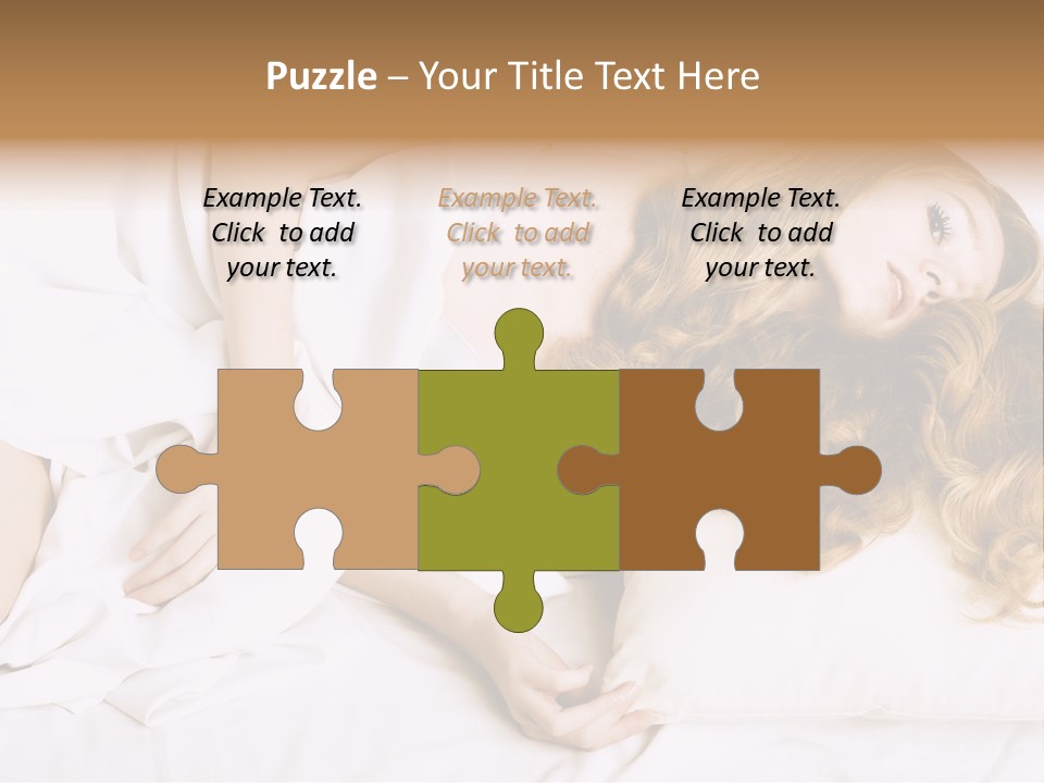 Sheet Blanket Female PowerPoint Template