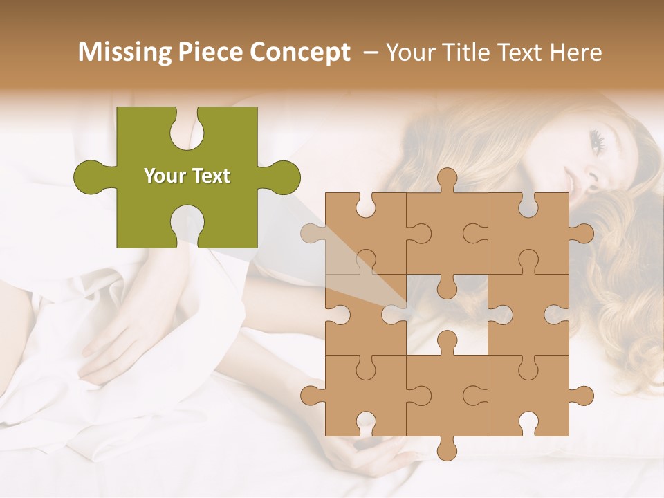 Sheet Blanket Female PowerPoint Template