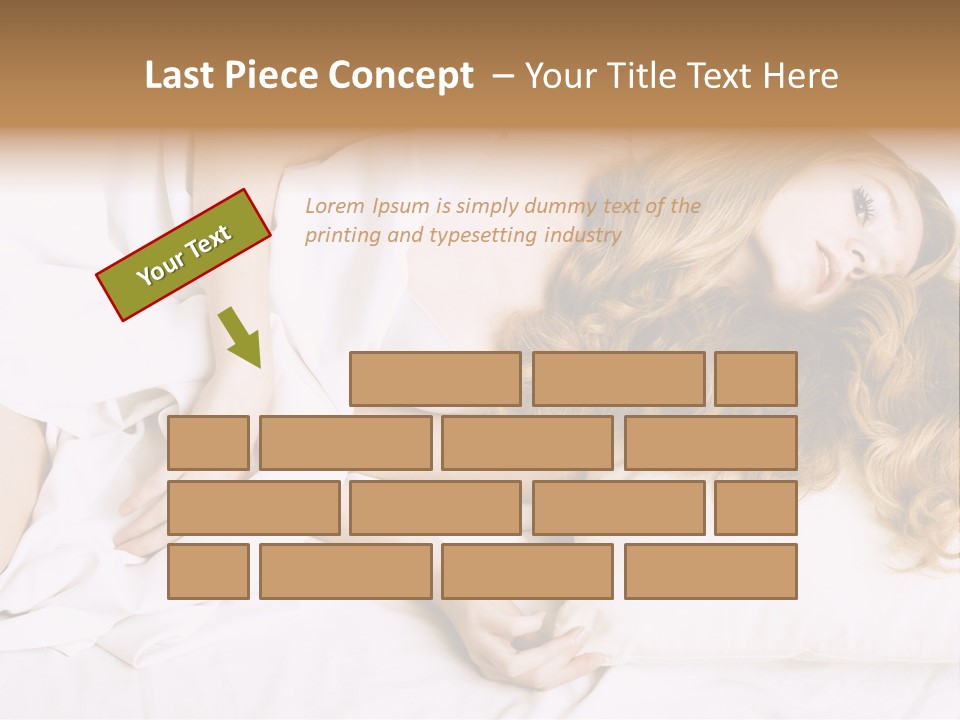 Sheet Blanket Female PowerPoint Template
