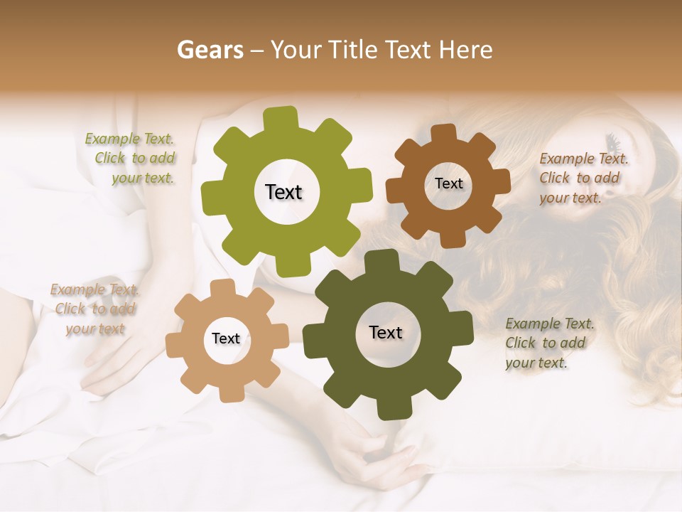 Sheet Blanket Female PowerPoint Template