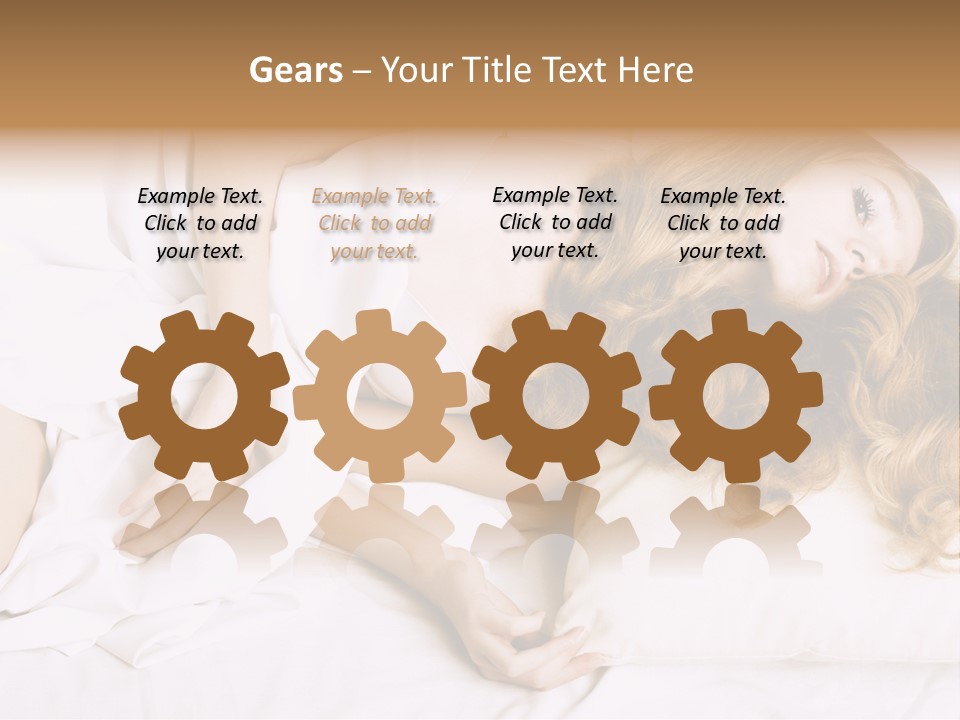 Sheet Blanket Female PowerPoint Template