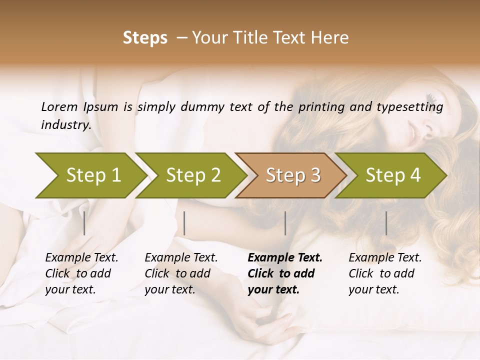 Sheet Blanket Female PowerPoint Template