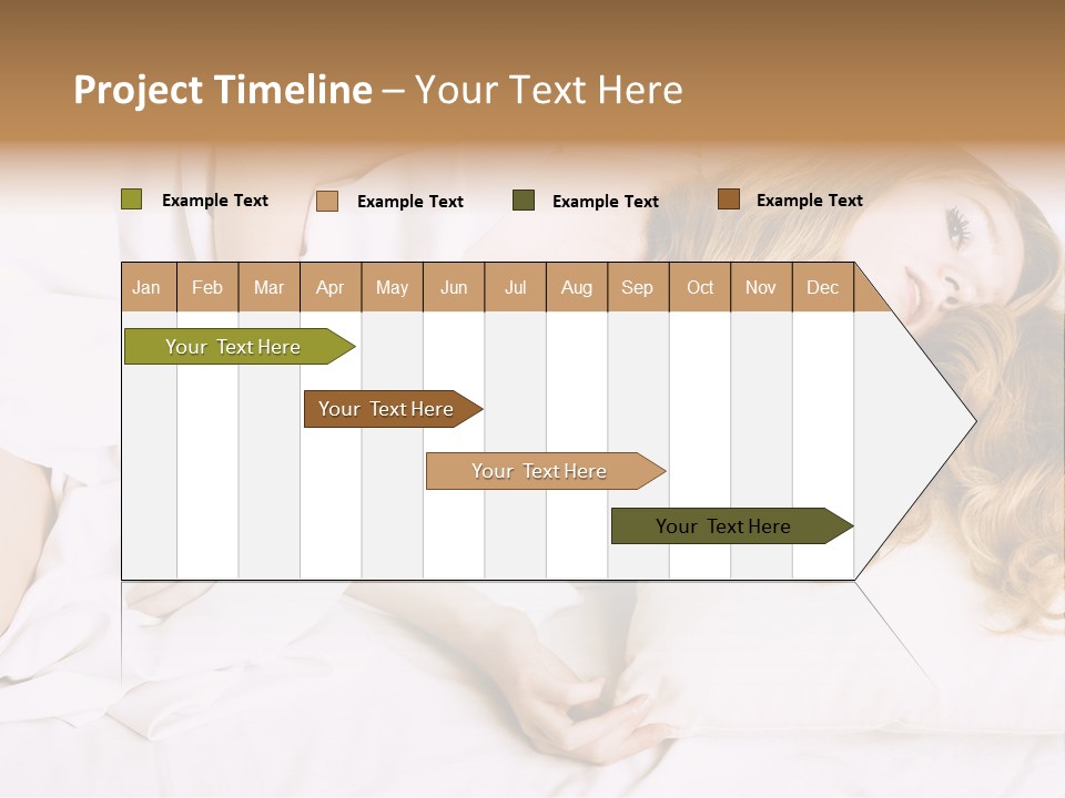 Sheet Blanket Female PowerPoint Template