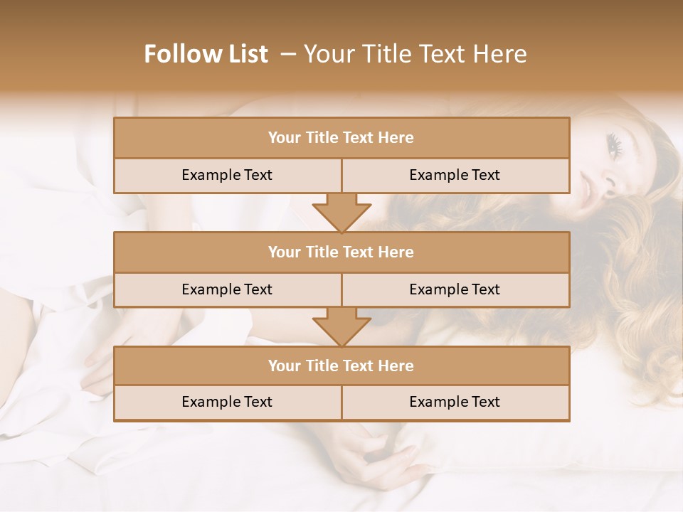 Sheet Blanket Female PowerPoint Template