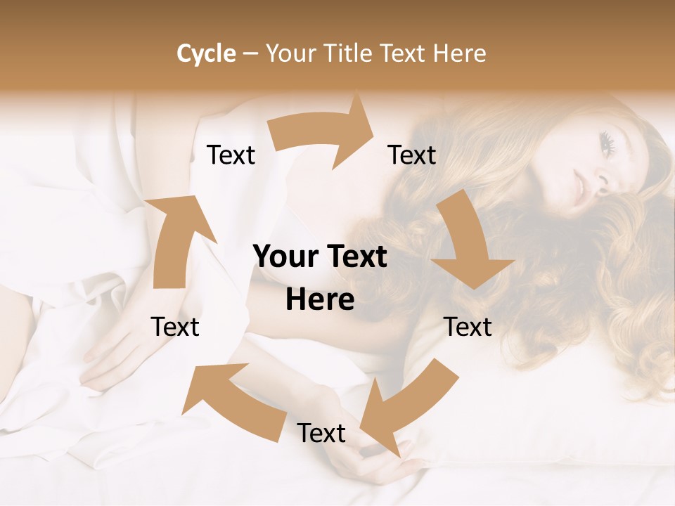 Sheet Blanket Female PowerPoint Template