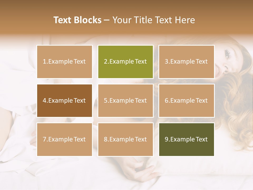 Sheet Blanket Female PowerPoint Template