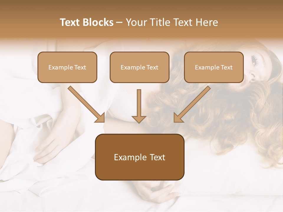 Sheet Blanket Female PowerPoint Template
