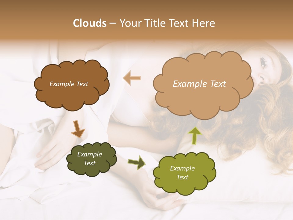 Sheet Blanket Female PowerPoint Template