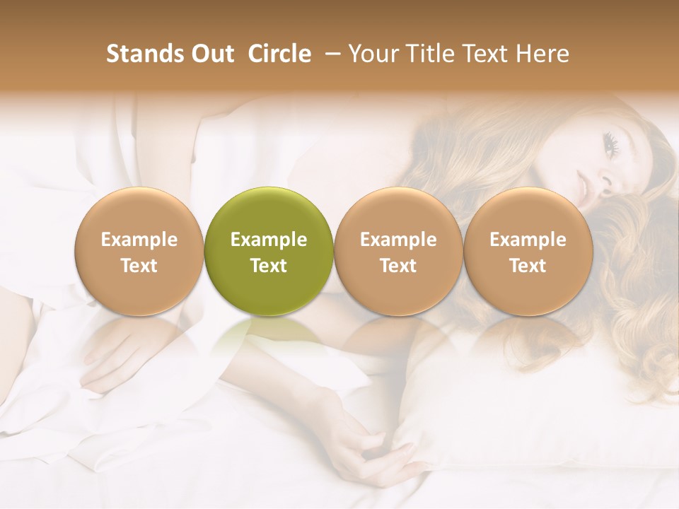 Sheet Blanket Female PowerPoint Template