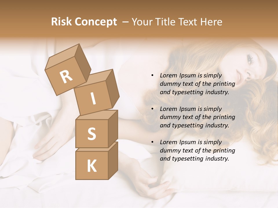 Sheet Blanket Female PowerPoint Template