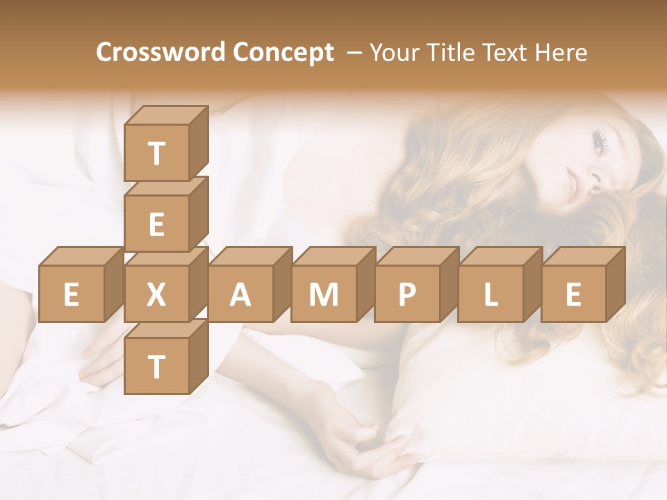 Sheet Blanket Female PowerPoint Template