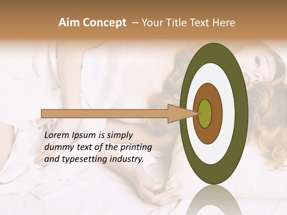 Sheet Blanket Female PowerPoint Template