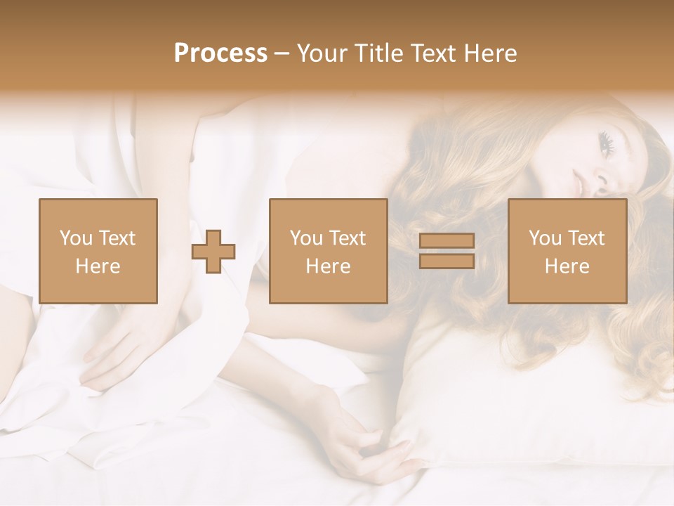 Sheet Blanket Female PowerPoint Template