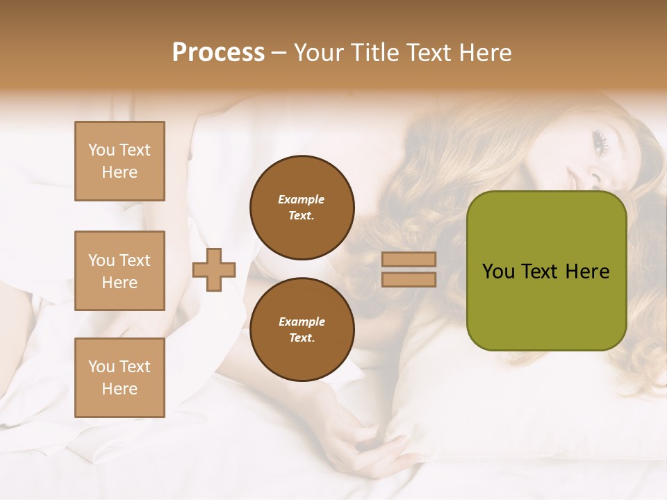 Sheet Blanket Female PowerPoint Template