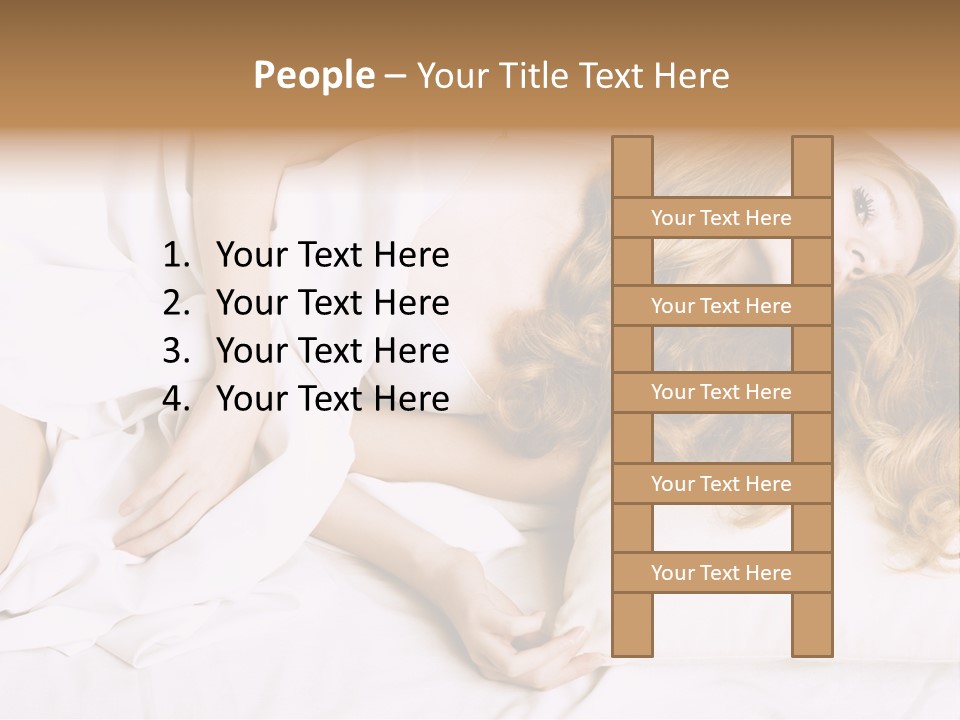 Sheet Blanket Female PowerPoint Template