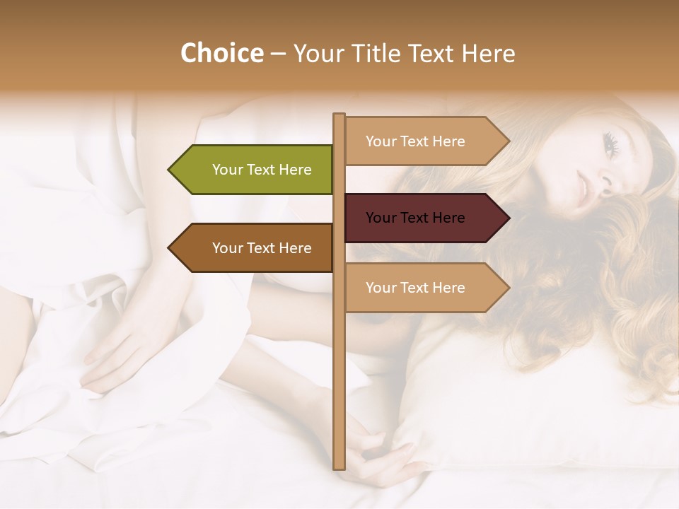 Sheet Blanket Female PowerPoint Template