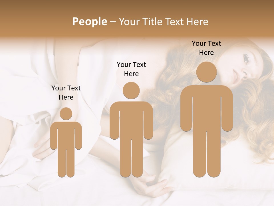 Sheet Blanket Female PowerPoint Template