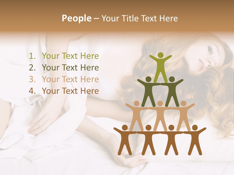 Sheet Blanket Female PowerPoint Template