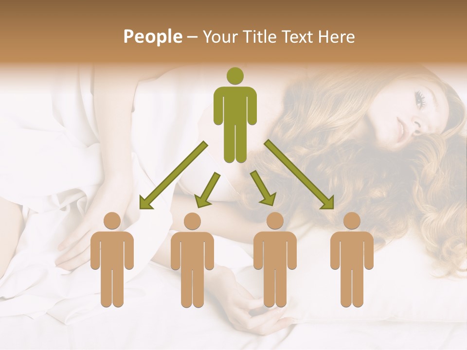 Sheet Blanket Female PowerPoint Template