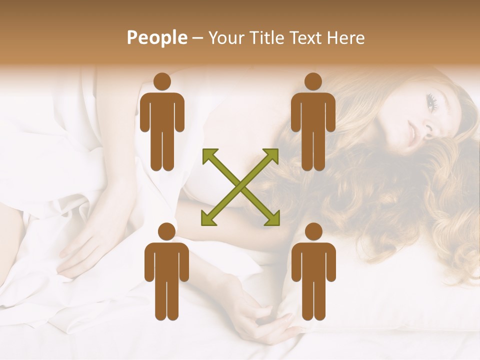 Sheet Blanket Female PowerPoint Template