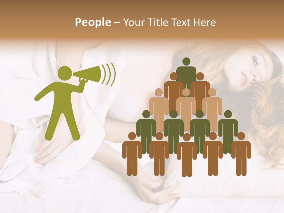 Sheet Blanket Female PowerPoint Template