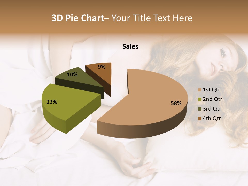 Sheet Blanket Female PowerPoint Template