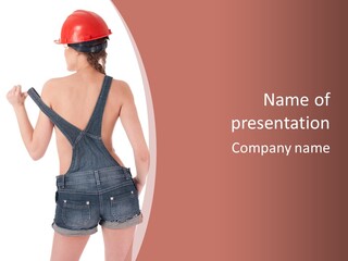 Worker Jeans PowerPoint Template