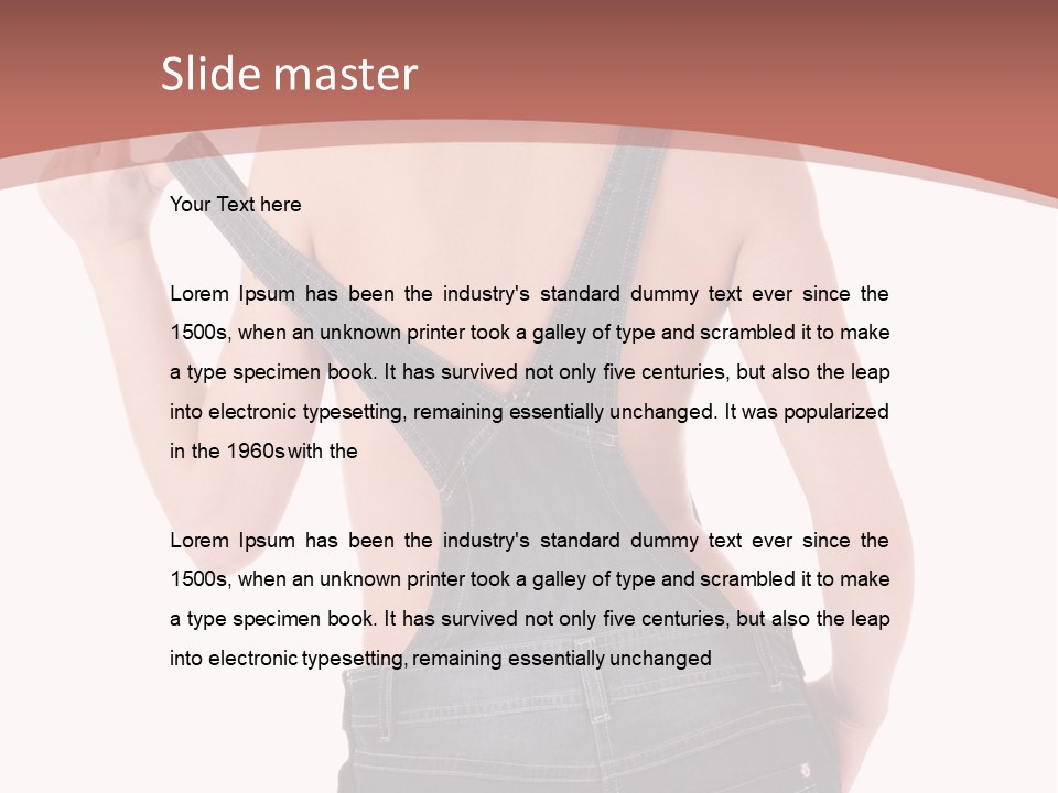 Worker Jeans PowerPoint Template