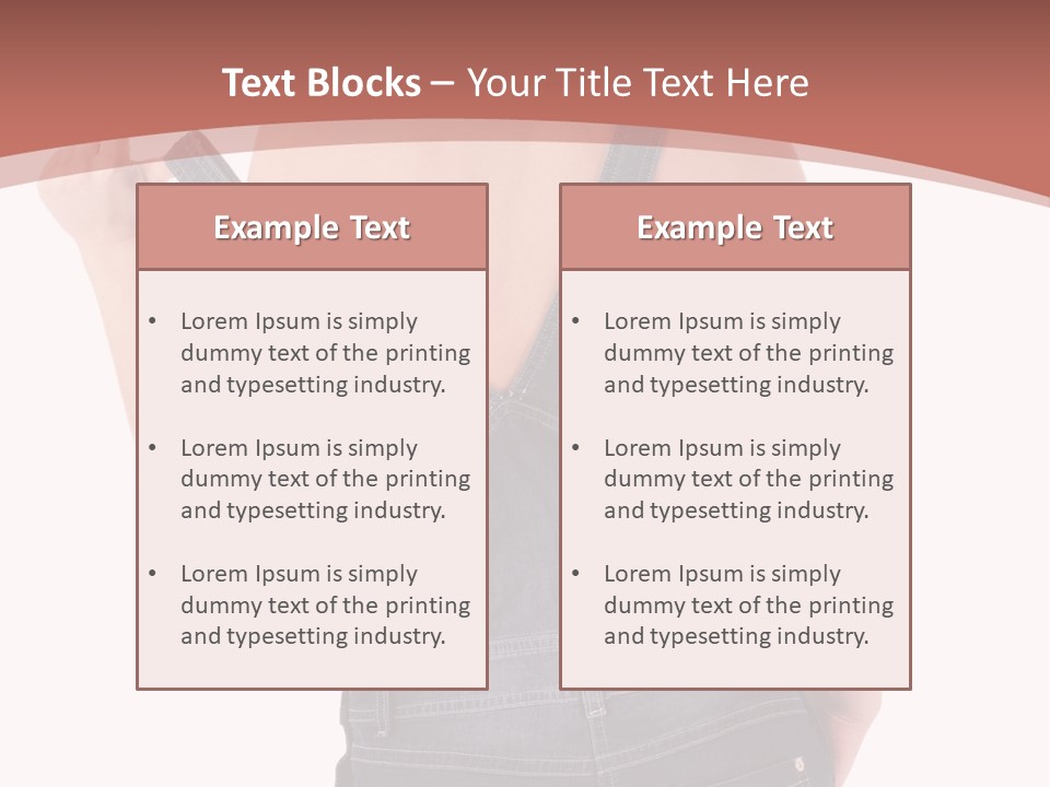 Worker Jeans PowerPoint Template