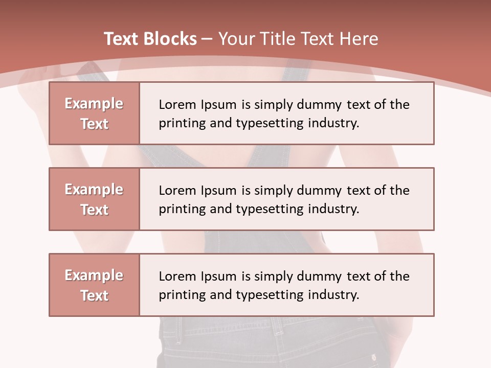 Worker Jeans PowerPoint Template