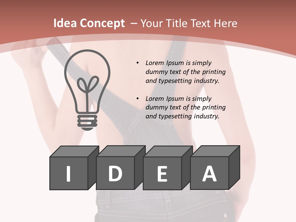 Worker Jeans PowerPoint Template