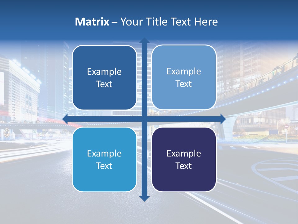 Traffic Night PowerPoint Template