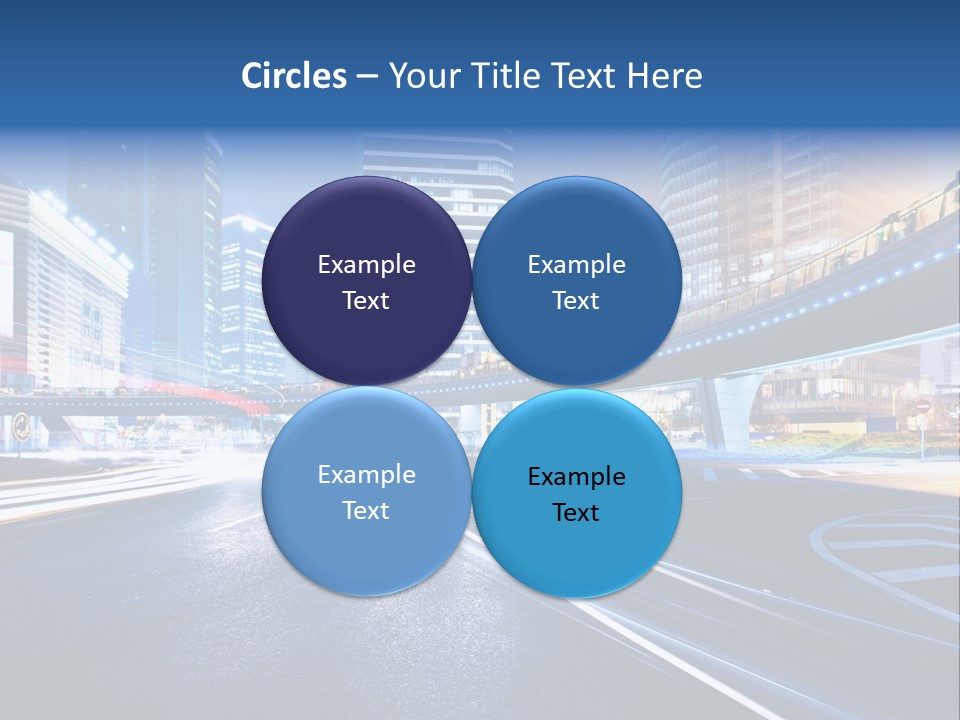 Traffic Night PowerPoint Template