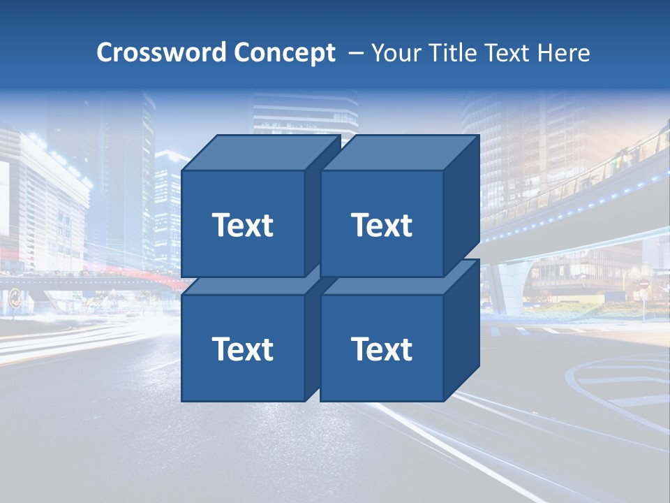 Traffic Night PowerPoint Template