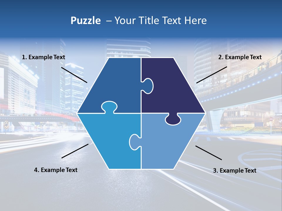 Traffic Night PowerPoint Template