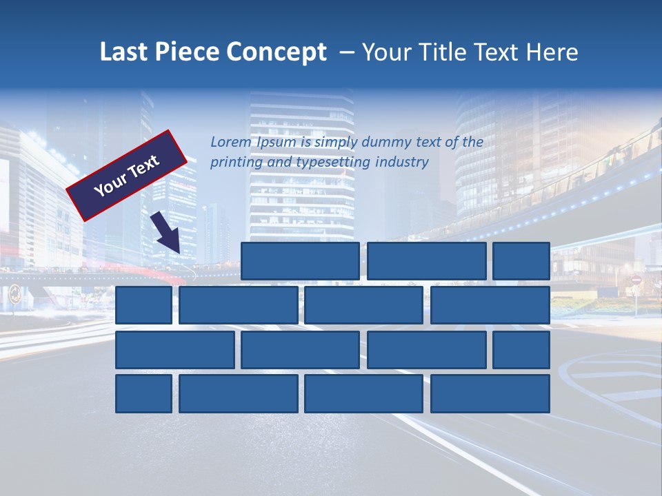 Traffic Night PowerPoint Template