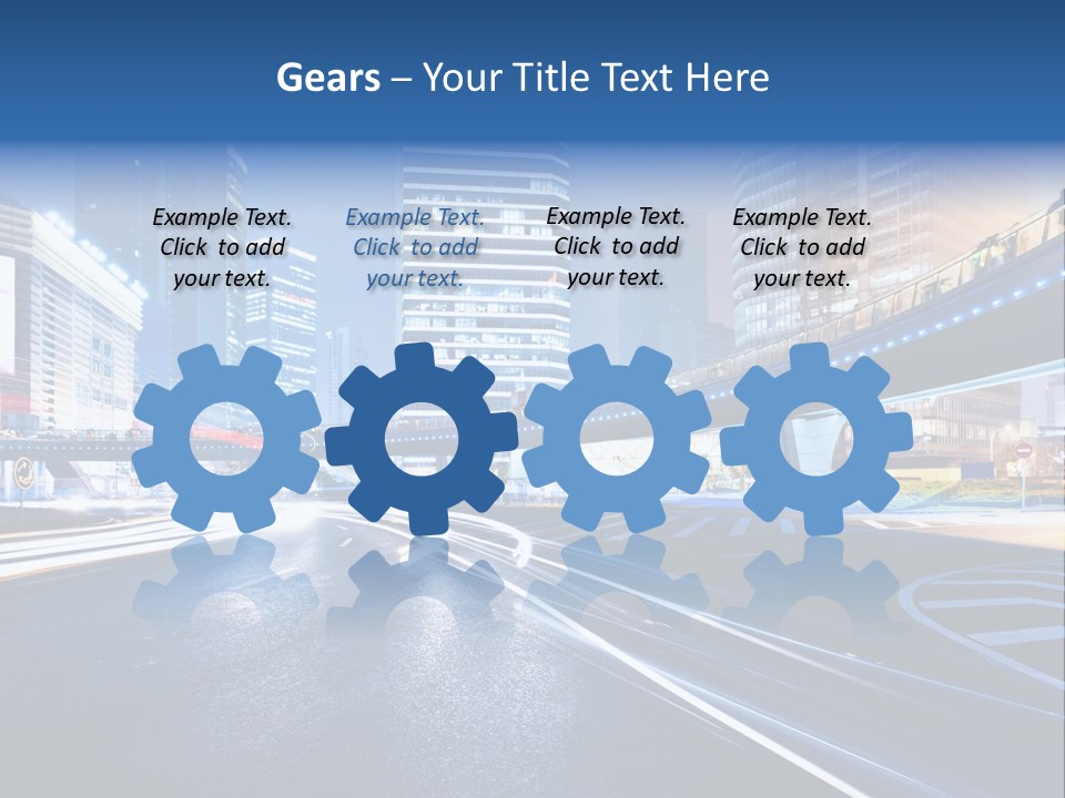 Traffic Night PowerPoint Template