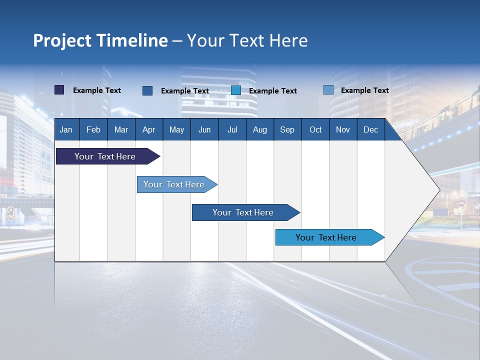 Traffic Night PowerPoint Template