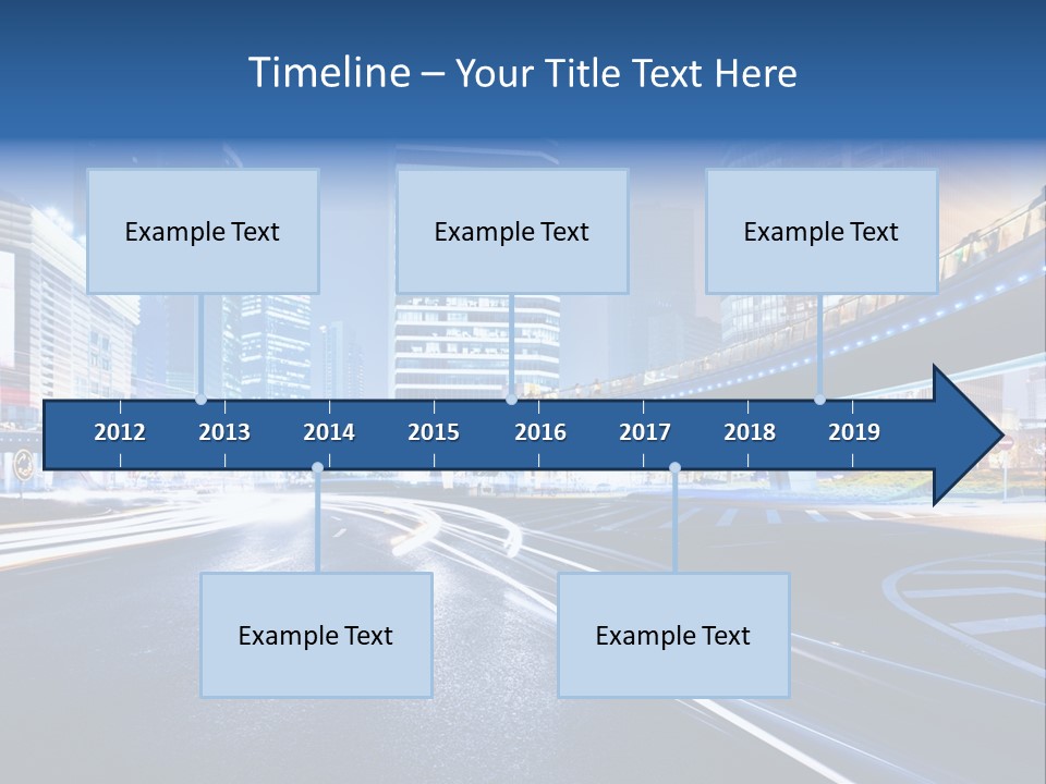Traffic Night PowerPoint Template
