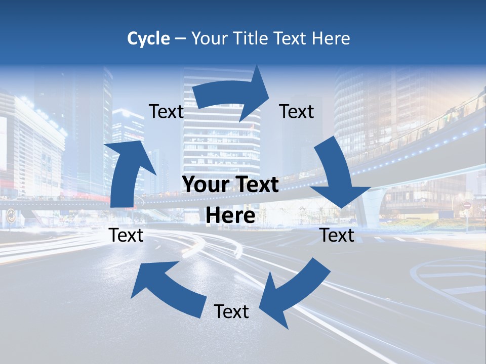 Traffic Night PowerPoint Template