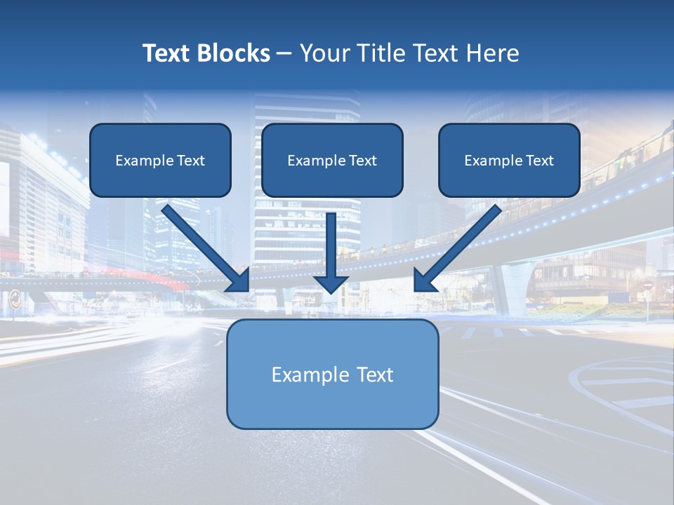 Traffic Night PowerPoint Template