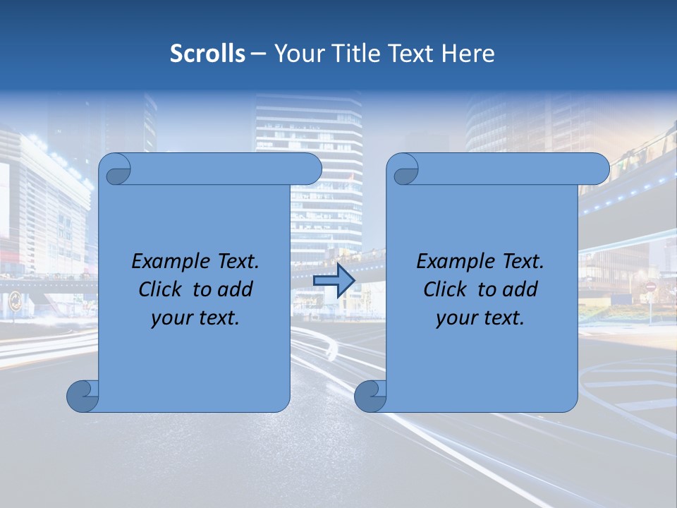 Traffic Night PowerPoint Template