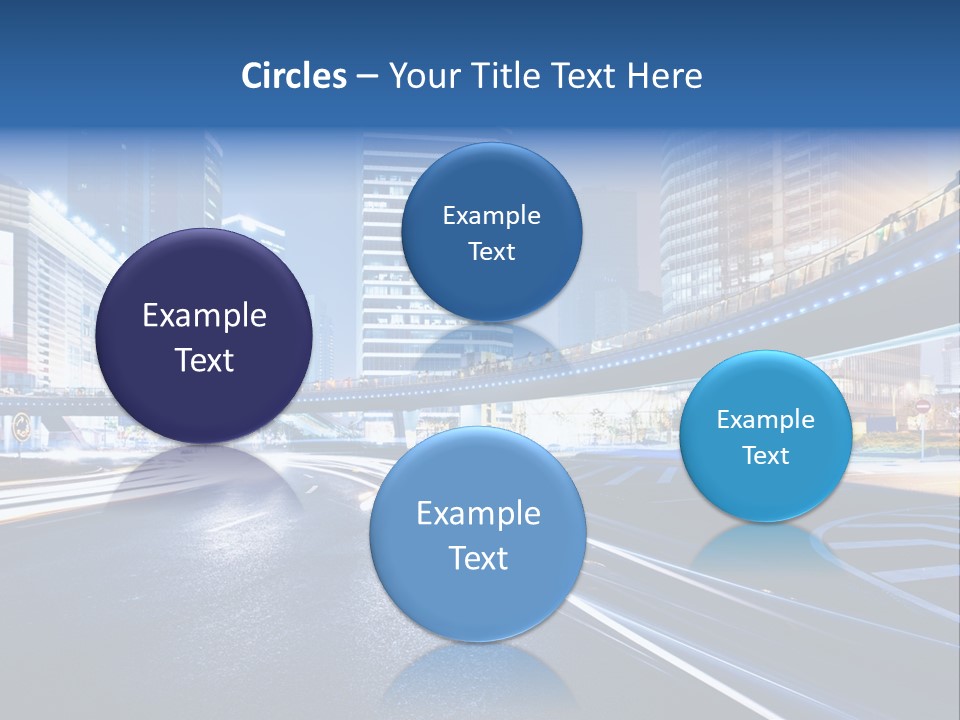 Traffic Night PowerPoint Template