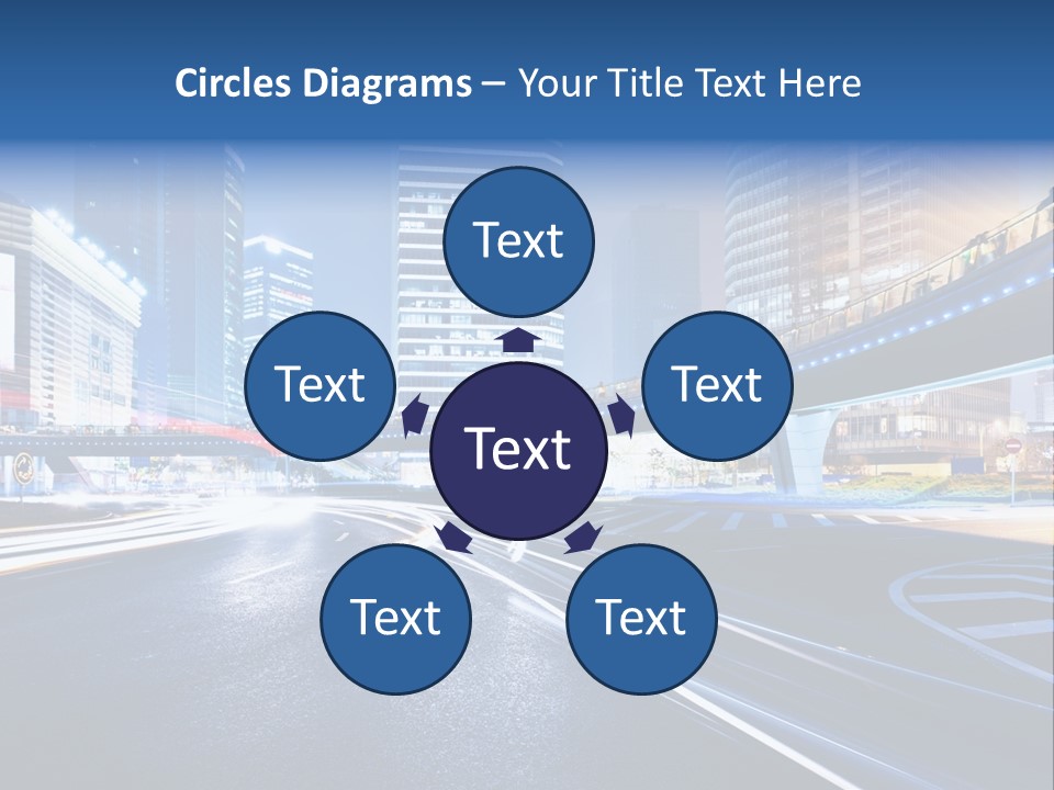 Traffic Night PowerPoint Template