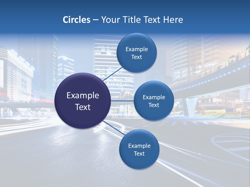 Traffic Night PowerPoint Template