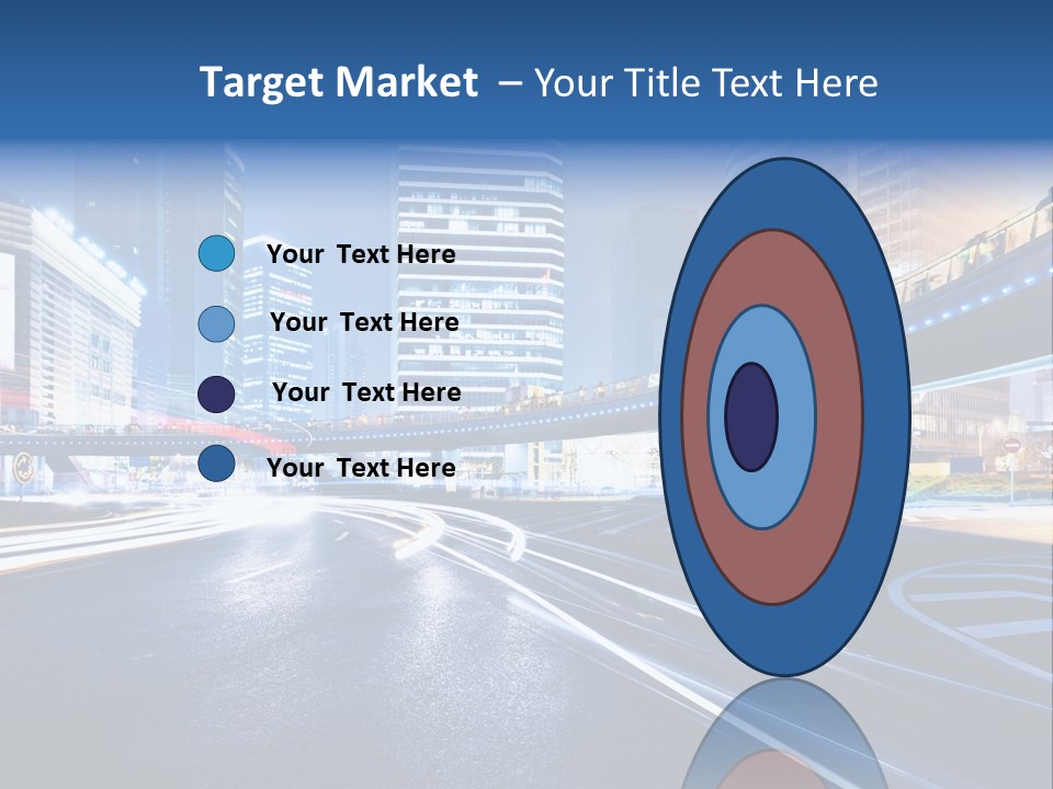 Traffic Night PowerPoint Template