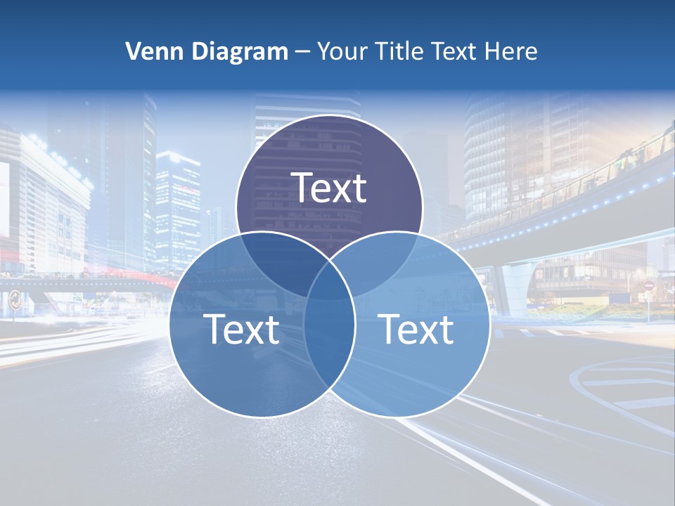 Traffic Night PowerPoint Template
